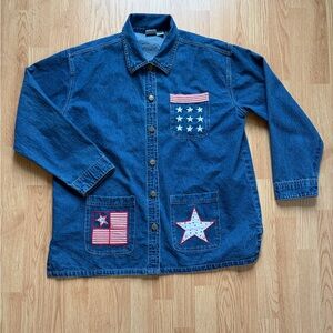 Vintage Michelle Louise Denim Americana Jacket